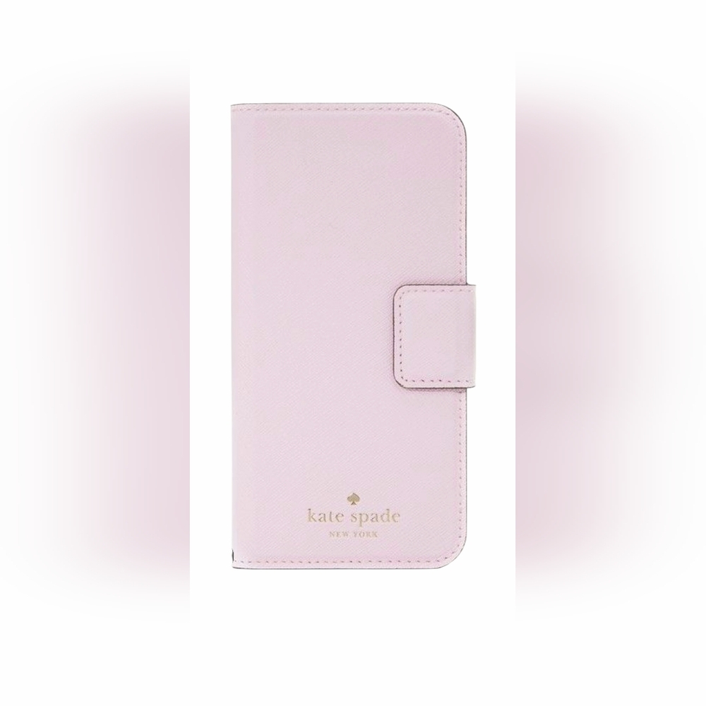 Kate Spade New York Pink Iphone Wrap Case With Card Slots